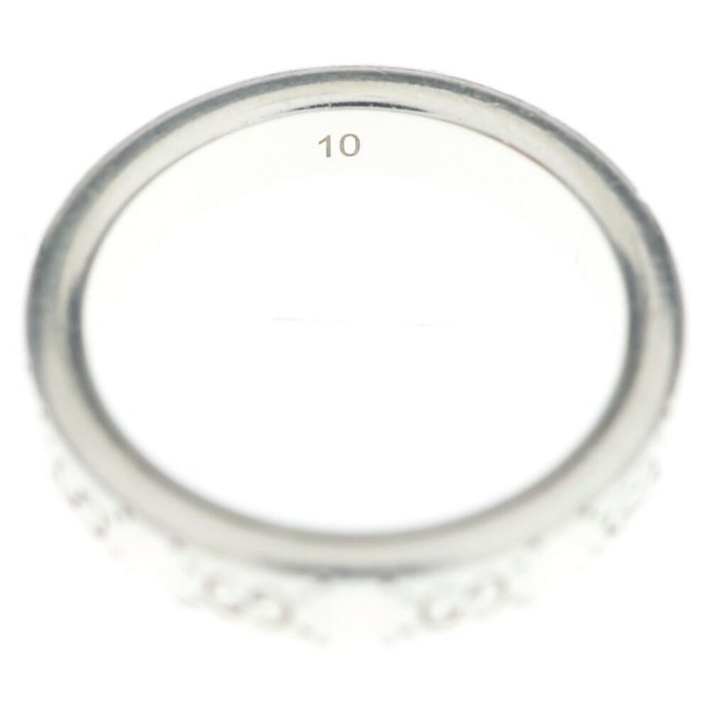 ★SOLD★ Gucci GG Logo Signature Ring Silver - Picture 5 of 6